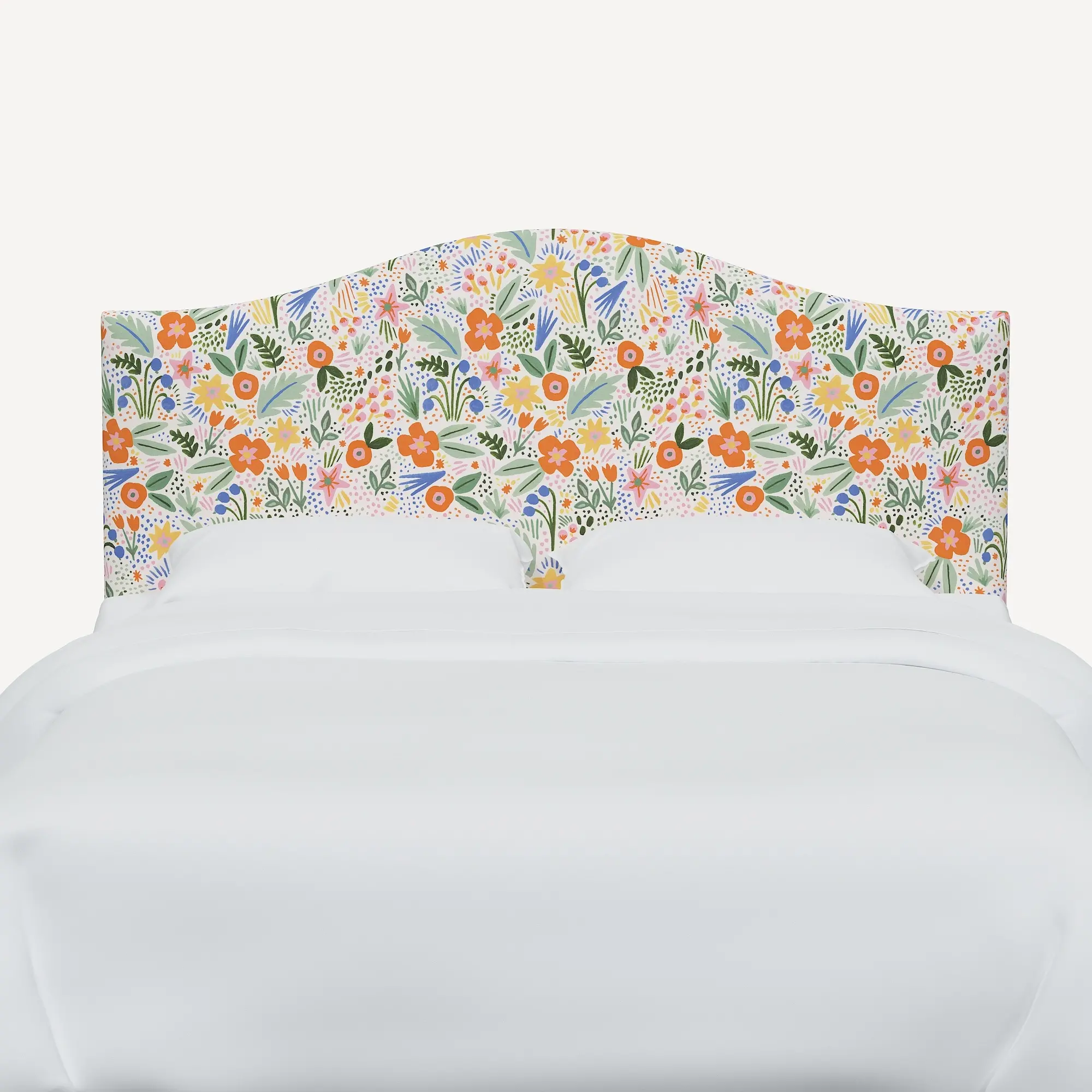 912QRPCMRMLTLCB Rifle Paper Co Mayfair Multicolor Floral Queen Headboard-3