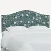 910TRPCPNEMRLCB Rifle Paper Co Mayfair Emerald Peonies Twin Headboard