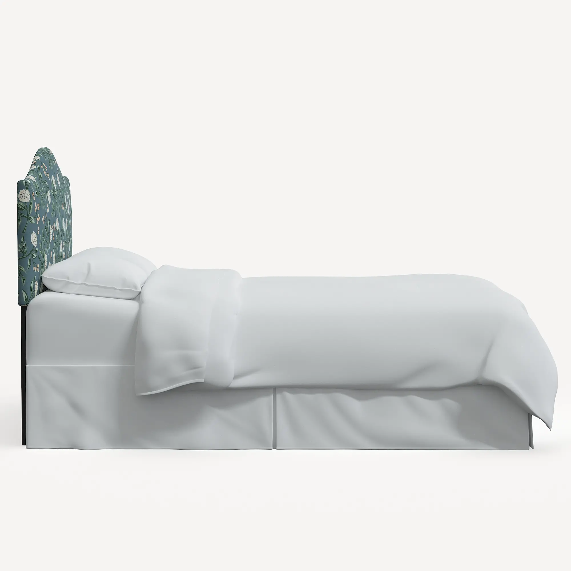 911FRPCPNEMRLCB Rifle Paper Co Mayfair Emerald Peonies Full Headboard-4