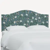 914CRPCPNEMRLCB Rifle Paper Co Mayfair Emerald Peonies Cal-King Headboard