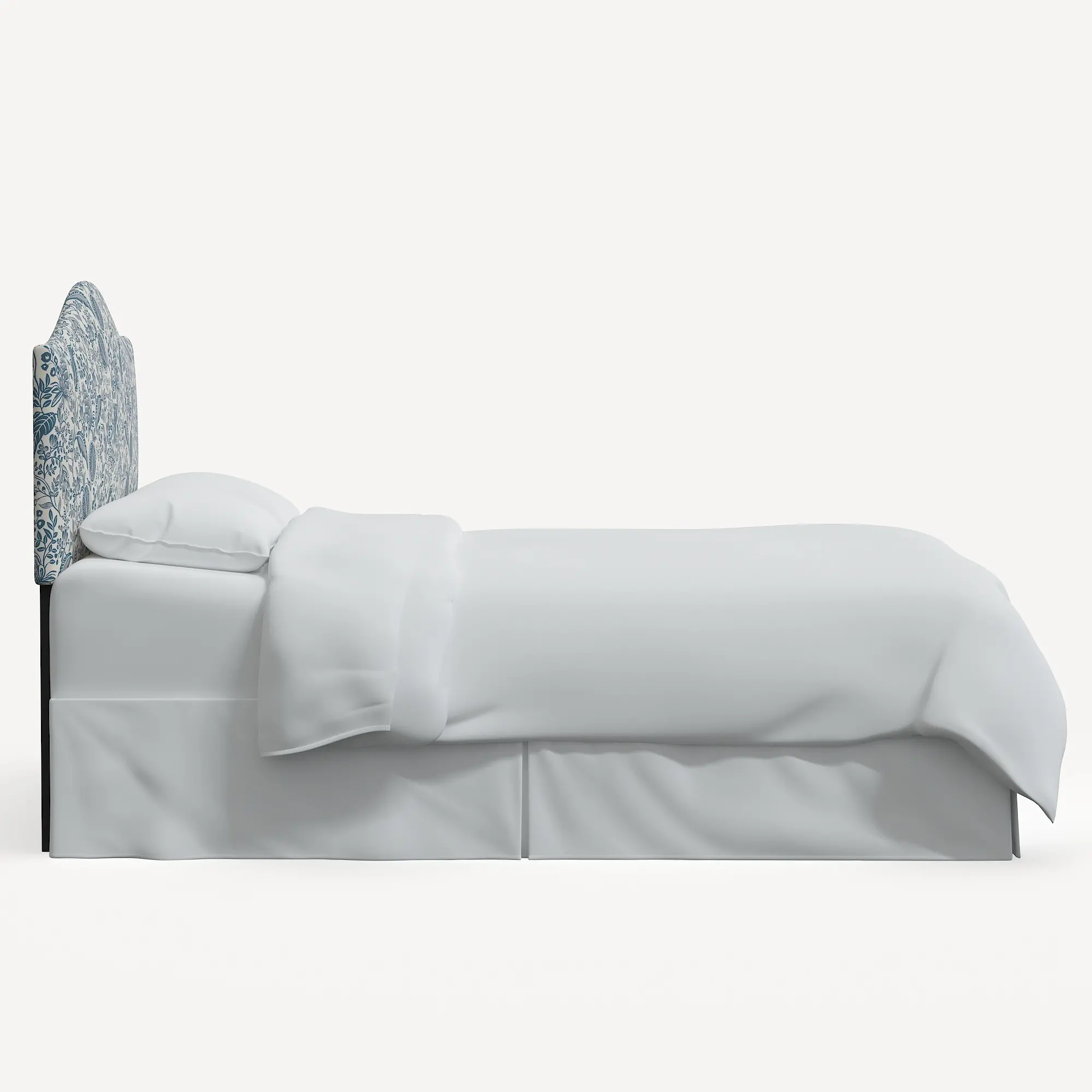 910TRPCPMBLULCB Rifle Paper Co Mayfair Blue Pomegranate Twin Headboard-4