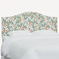 912QRPCPRBLSCRMLCB Rifle Paper Co Mayfair Primrose Blush & Cream Queen Headboard
