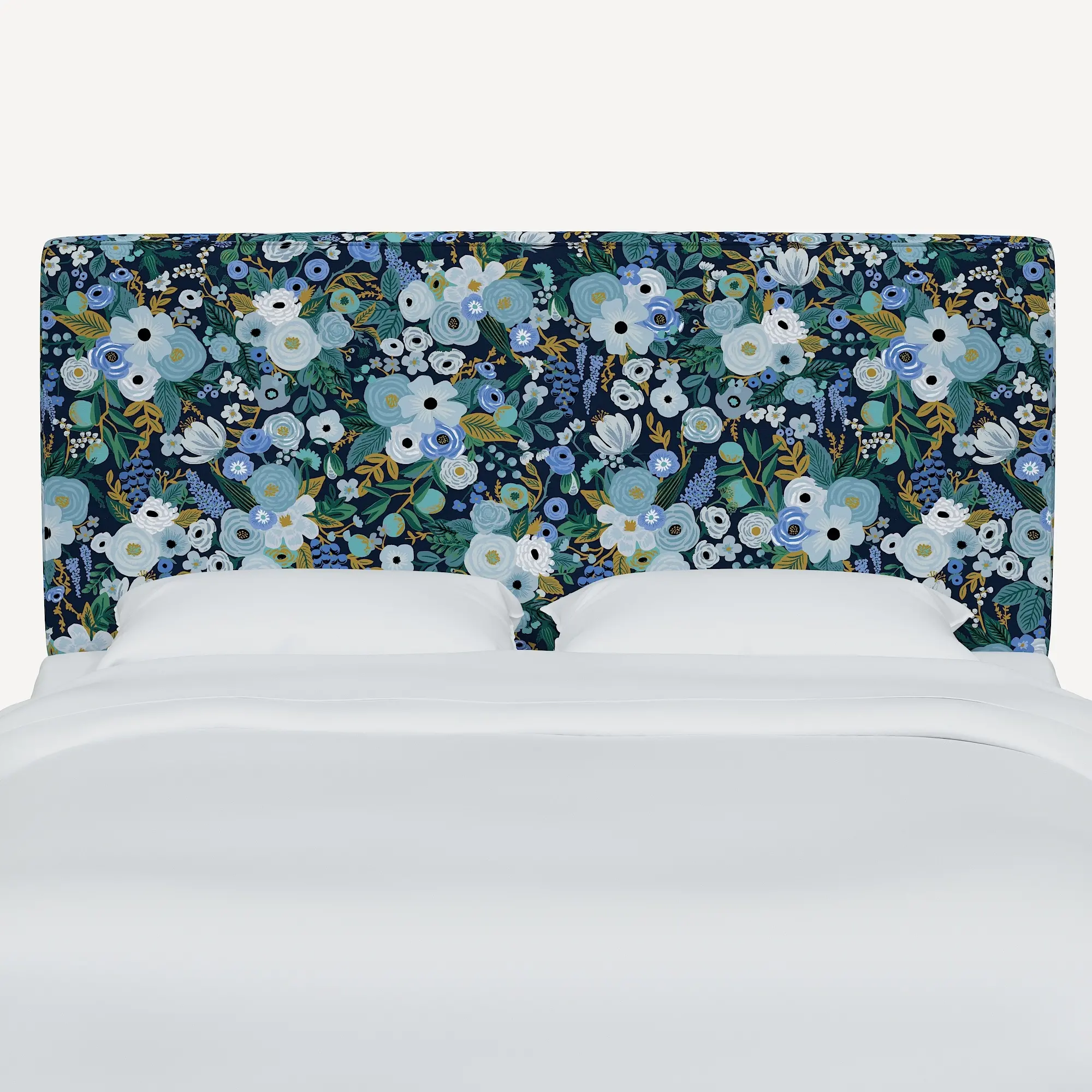 483KRPCGRPRBLULCB Rifle Paper Co Elly Garden Party Blue King Headboard-2