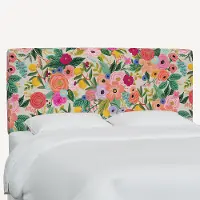 480TRPCGRPRTLCB Rifle Paper Co Elly Garden Party Pink Twin Headboard