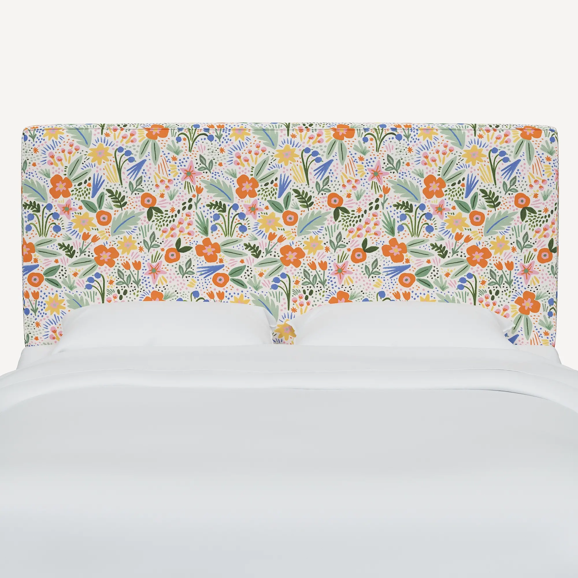 480TRPCMRMLTLCB Rifle Paper Co Elly Multicolor Floral Twin Headboard-3