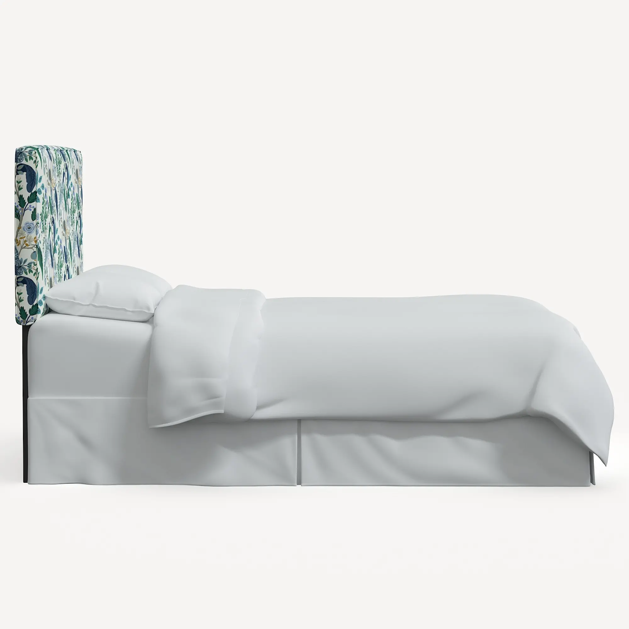 482QRPCPCBLWHLCB Rifle Paper Co Elly Blue Peacock Queen Headboard-4