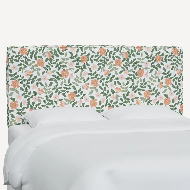 Rifle Paper Co Elly Primrose Blush & Cream Cal-King Headboard