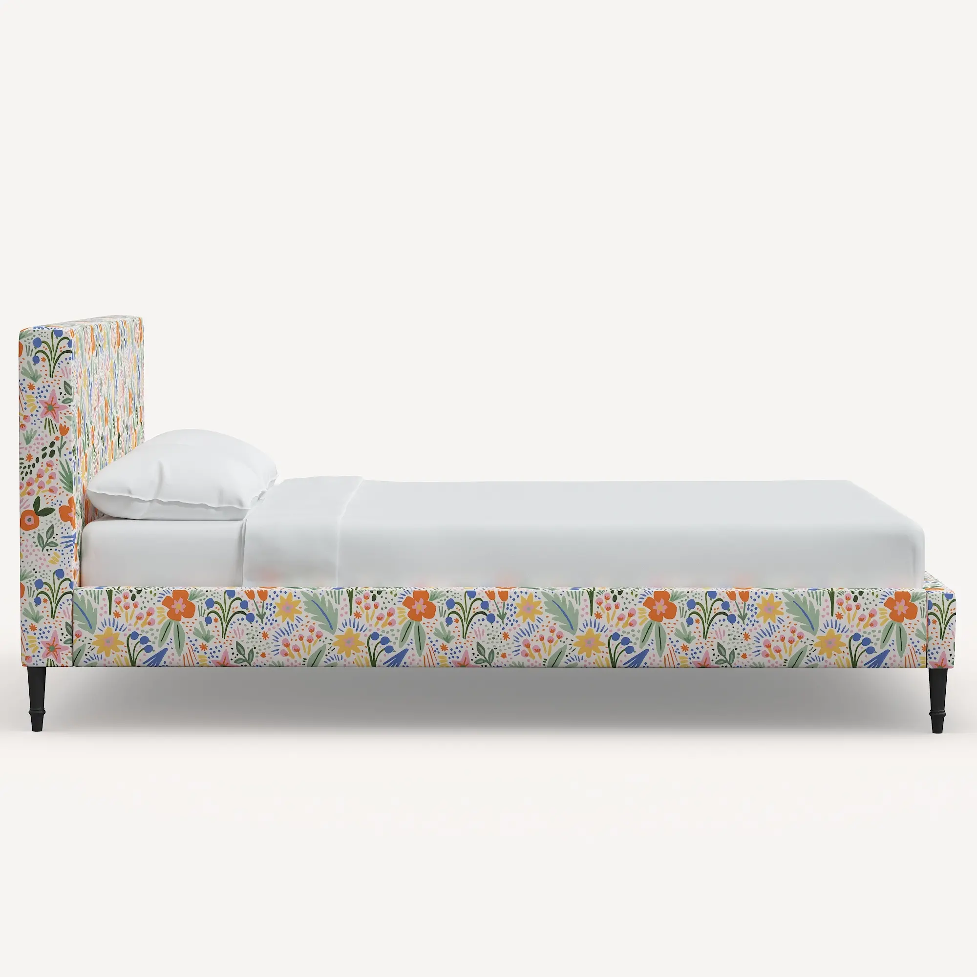 1672FCBEDRPCMRMLTLCB Rifle Paper Co Elly Multicolor Floral Queen Platform Bed-4