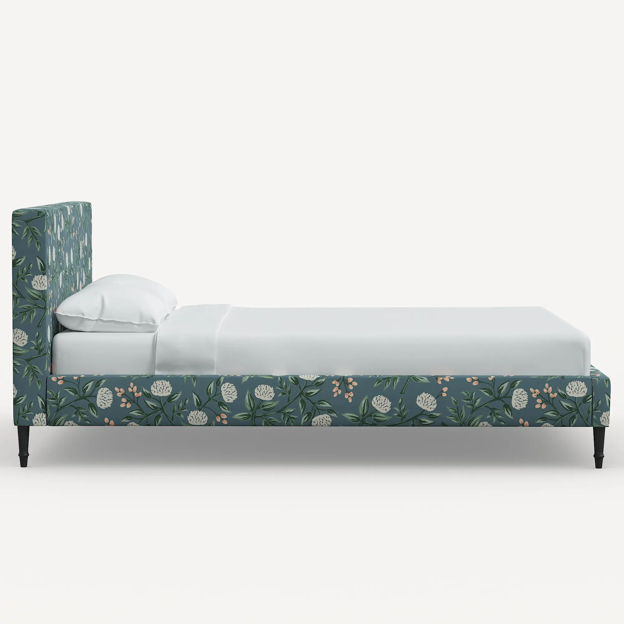 1673FCBEDRPCPNEMRLCB Rifle Paper Co Elly Emerald Peonies King Platform Bed-4