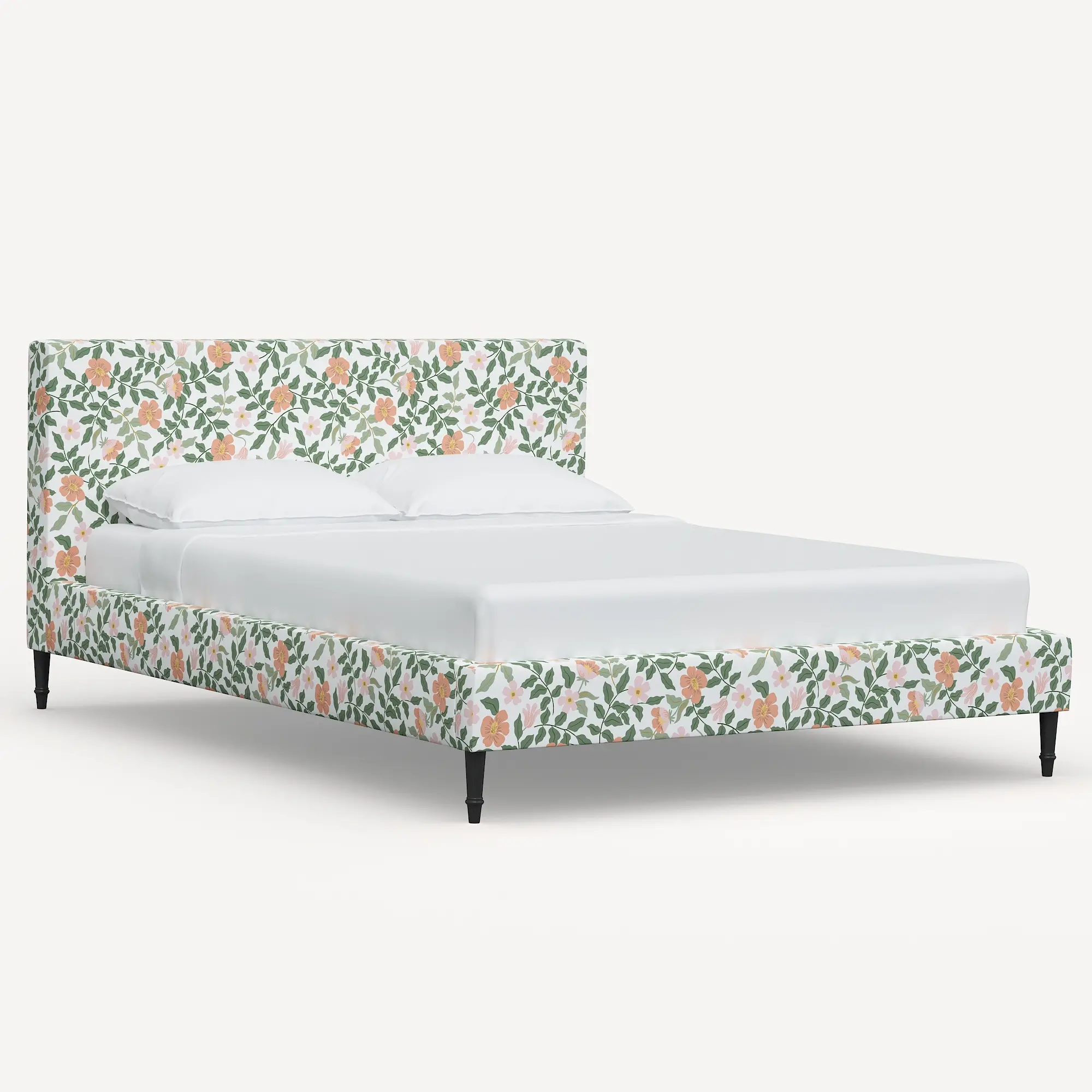 1674FCBEDRPCPRBLSCRMLCB Rifle Paper Co Elly Primrose Blush & Cream Cal-King Platform Bed-4