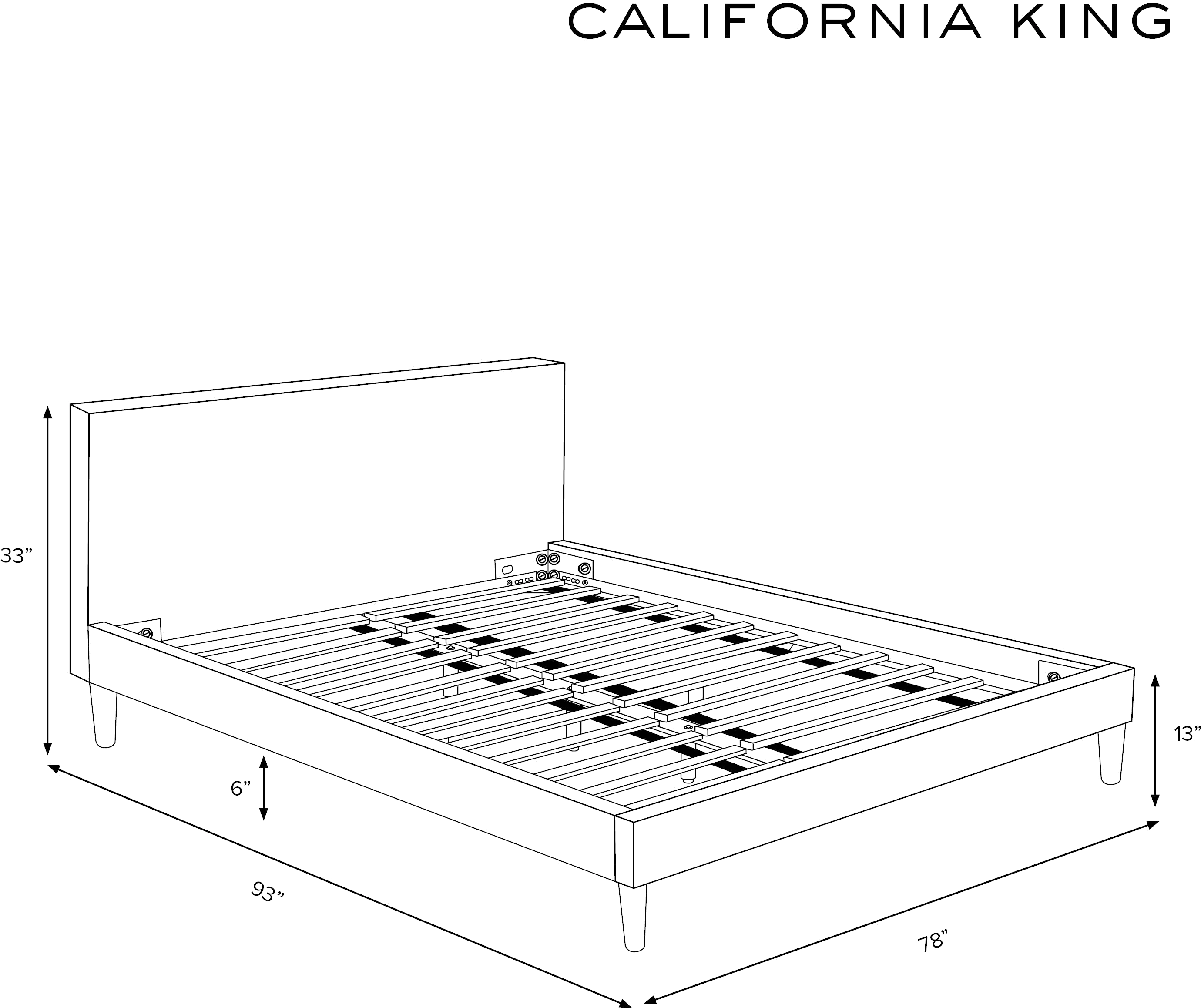 1674FCBEDRPCPRBLSCRMLCB Rifle Paper Co Elly Primrose Blush & Cream Cal-King Platform Bed-2