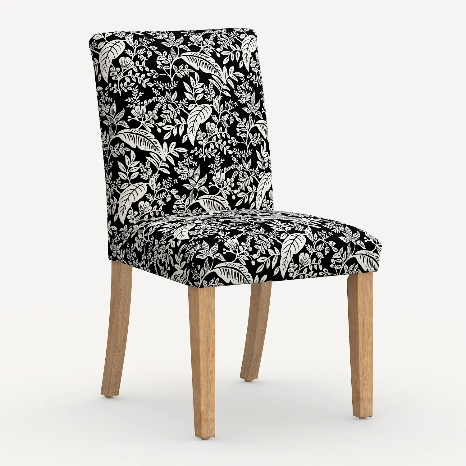 63-6NATRPCCNBLCRMLCB Rifle Paper Co. Lorraine Canopy Black & Cream Dining Chair-1