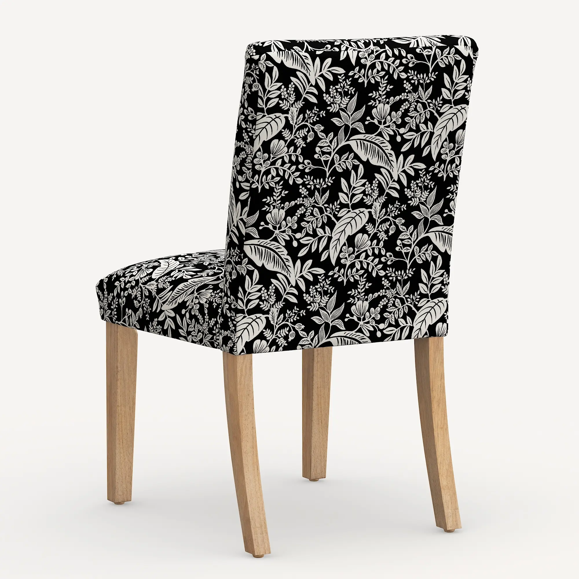 63-6NATRPCCNBLCRMLCB Rifle Paper Co. Lorraine Canopy Black & Cream Dining Chair-6