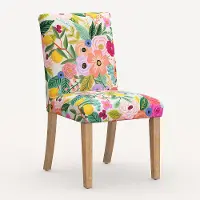 63-6NATRPCGRPRTLCB Rifle Paper Co. Lorraine Garden Party Pink Dining Chair