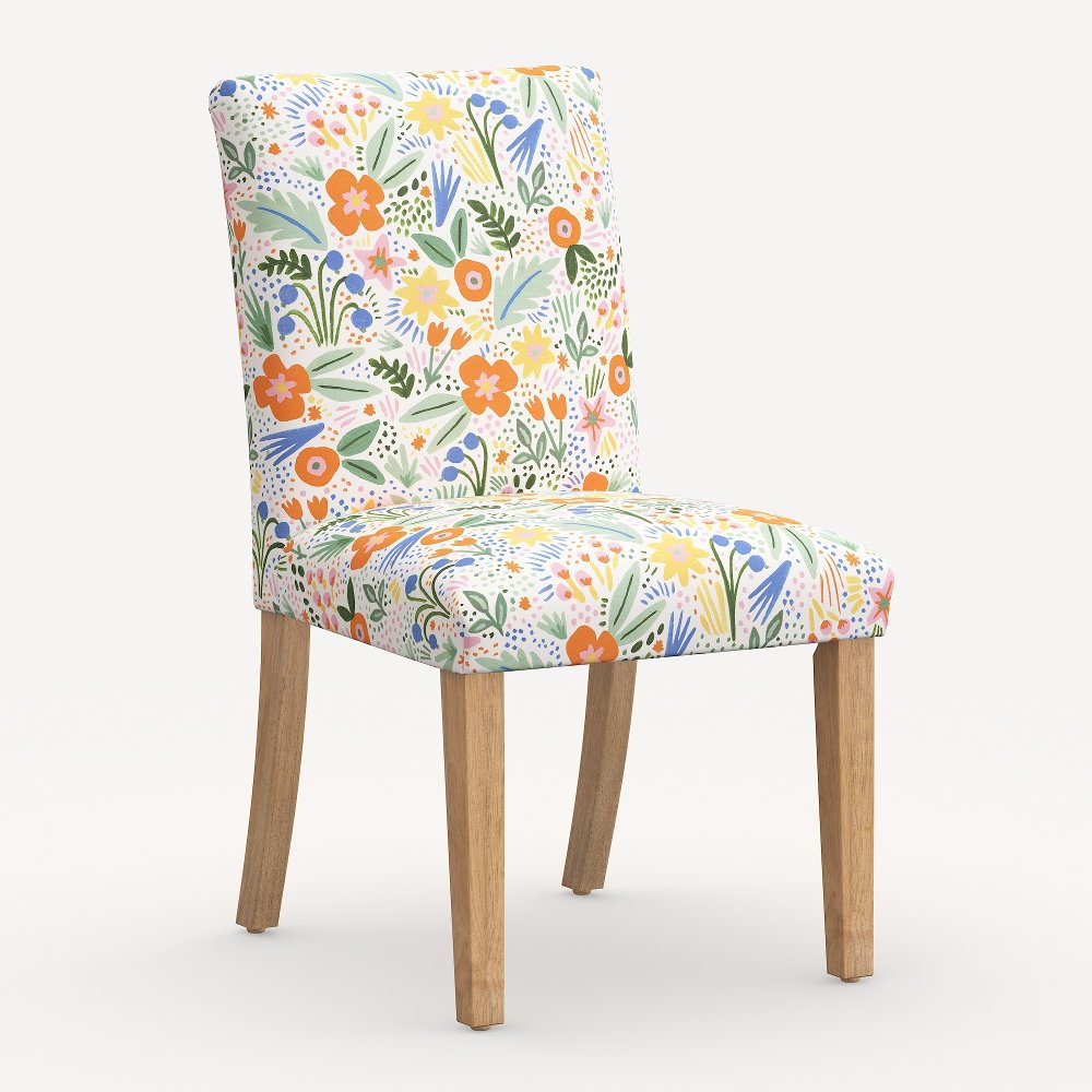 Rifle Paper Co. Lorraine Multi Color Floral Dining Chair