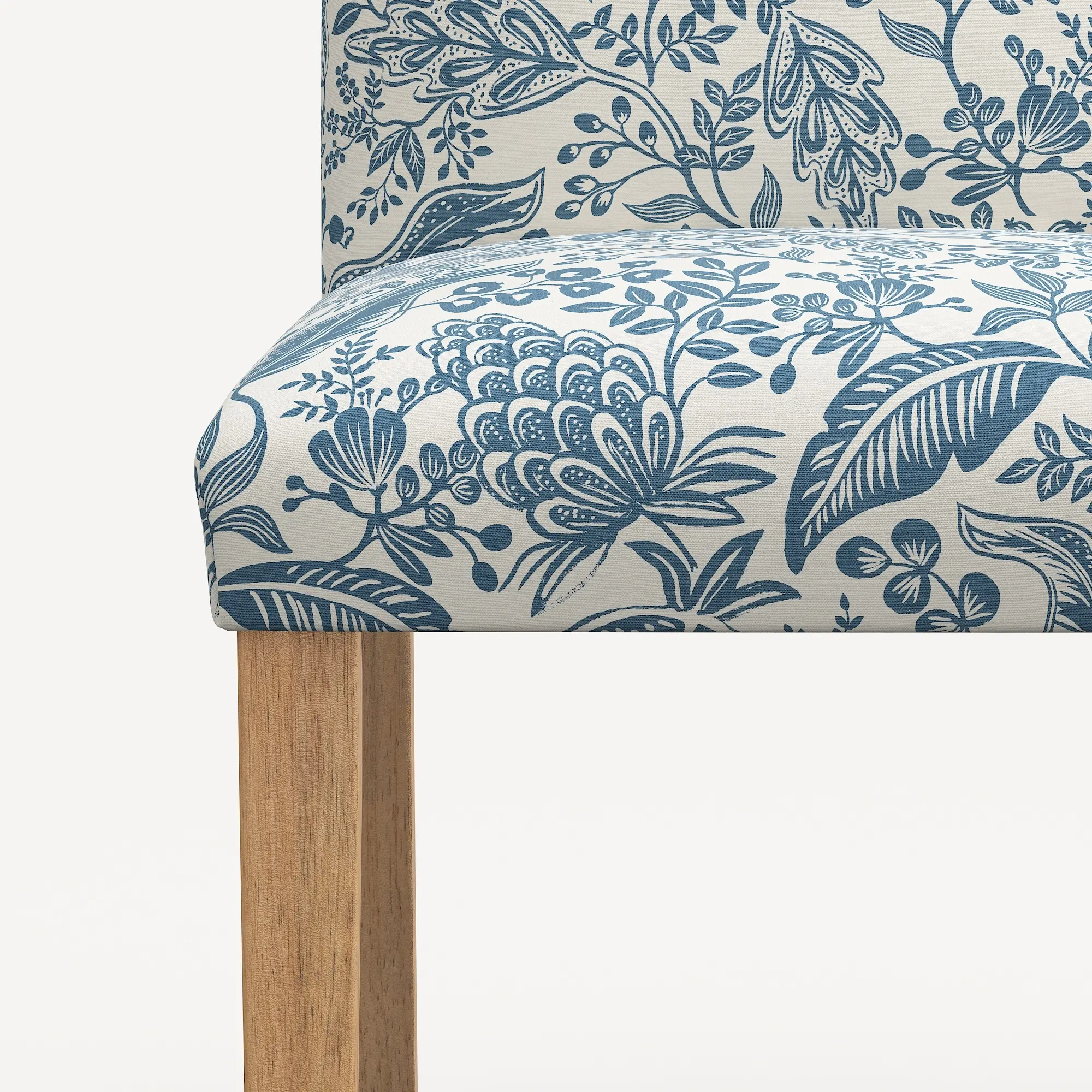 63-6NATRPCPMBLULCB Rifle Paper Co. Lorraine Blue Pomegranate Dining Chair-5
