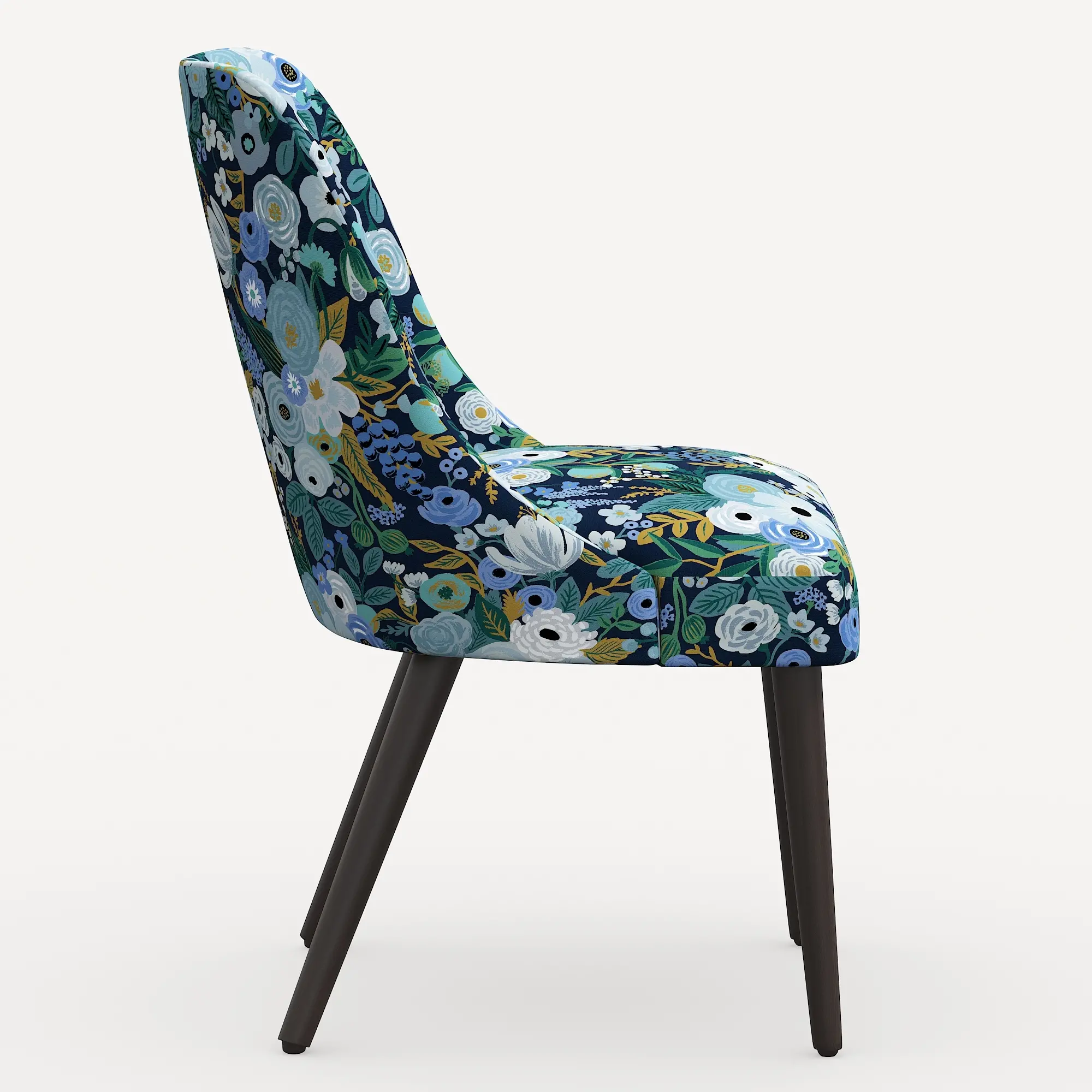 84-6RPCGRPRBLULCB Rifle Paper Co. Clare Garden Party Blue Dining Chair-4