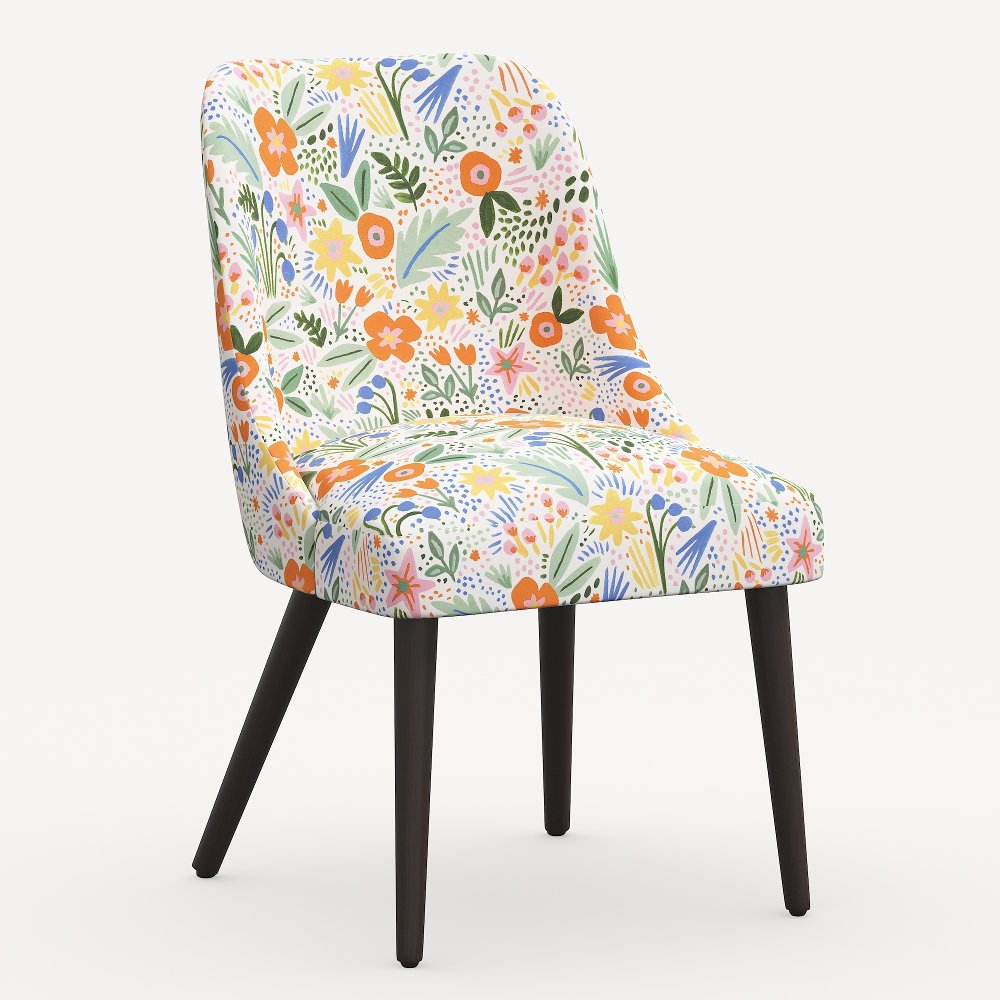 Rifle Paper Co. Clare Multi Color Floral Dining Chair