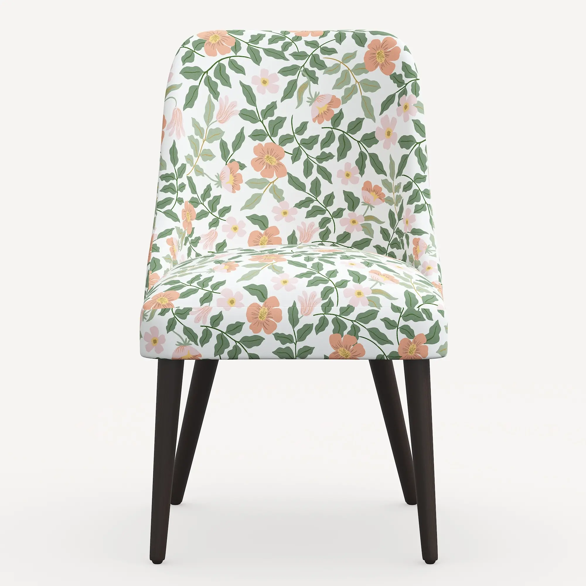 84-6RPCPRBLSCRMLCB Rifle Paper Co. Clare Primrose Blush Dining Chair-3