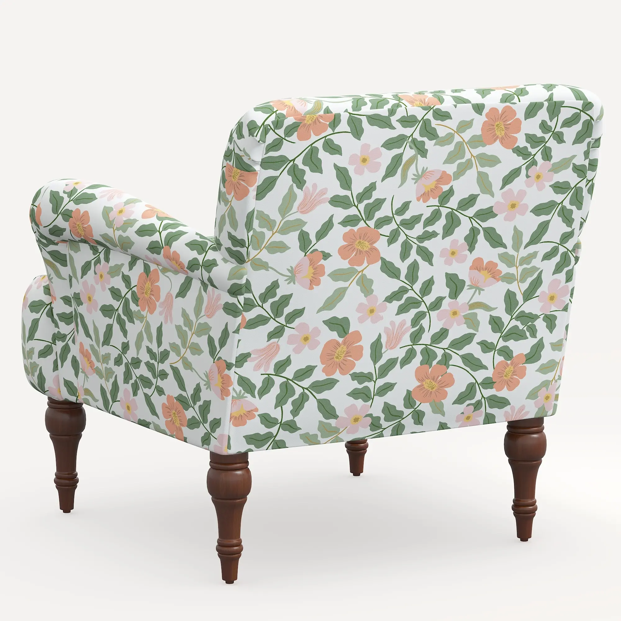 9305RPCPRBLSCRMLCB Rifle Paper Co. Bristol Primrose Blush Accent Chair-3