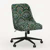 84-9RPCBREMRLCB Rifle Paper Co. Oxford Bramble Emerald Office Chair