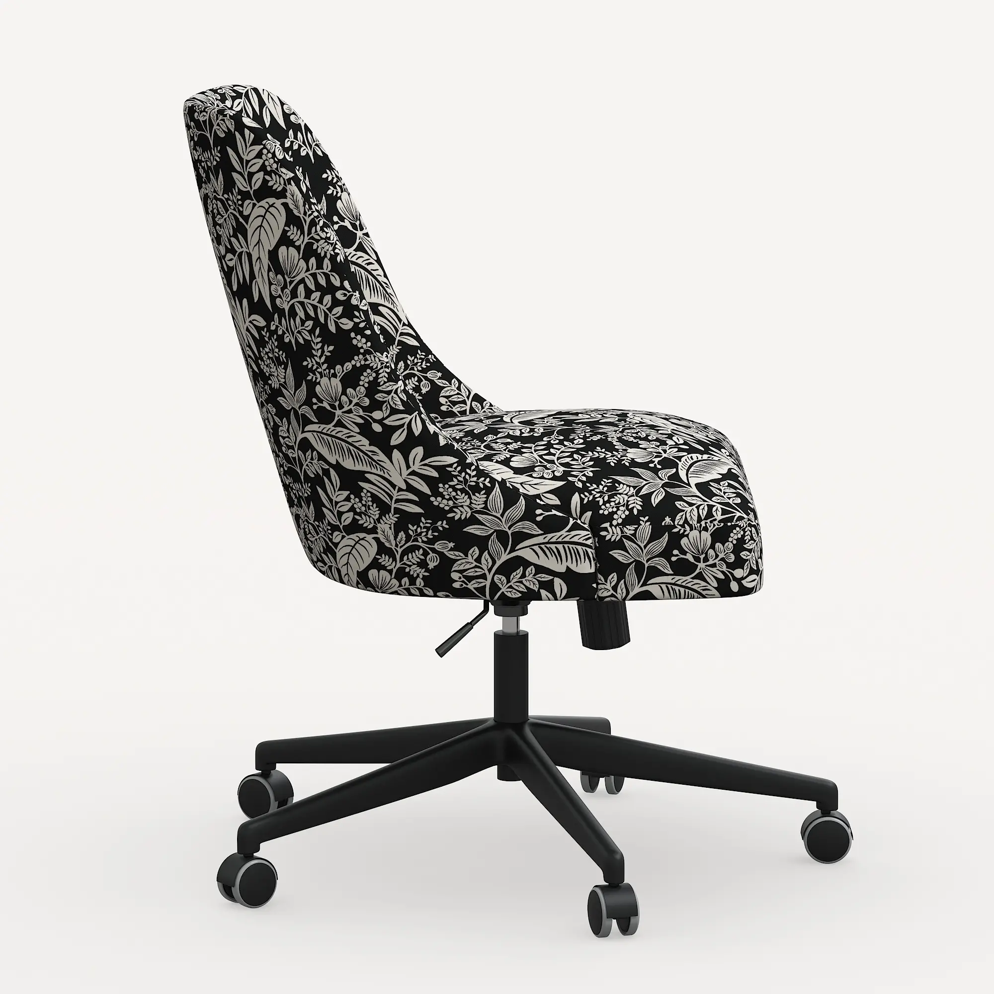 84-9RPCCNBLCRMLCB Rifle Paper Co. Oxford Canopy Black & Cream Office Chair-2