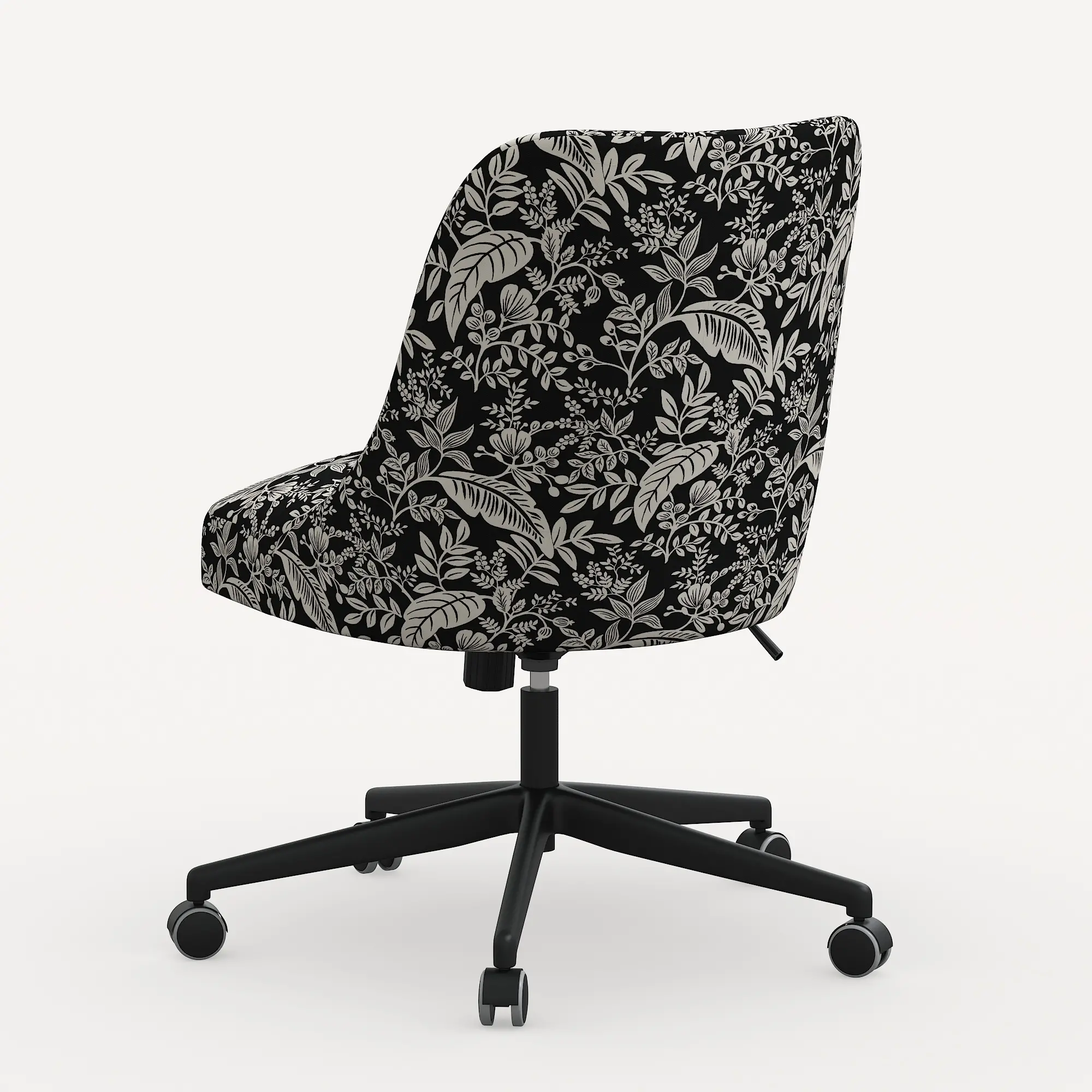 84-9RPCCNBLCRMLCB Rifle Paper Co. Oxford Canopy Black & Cream Office Chair-3