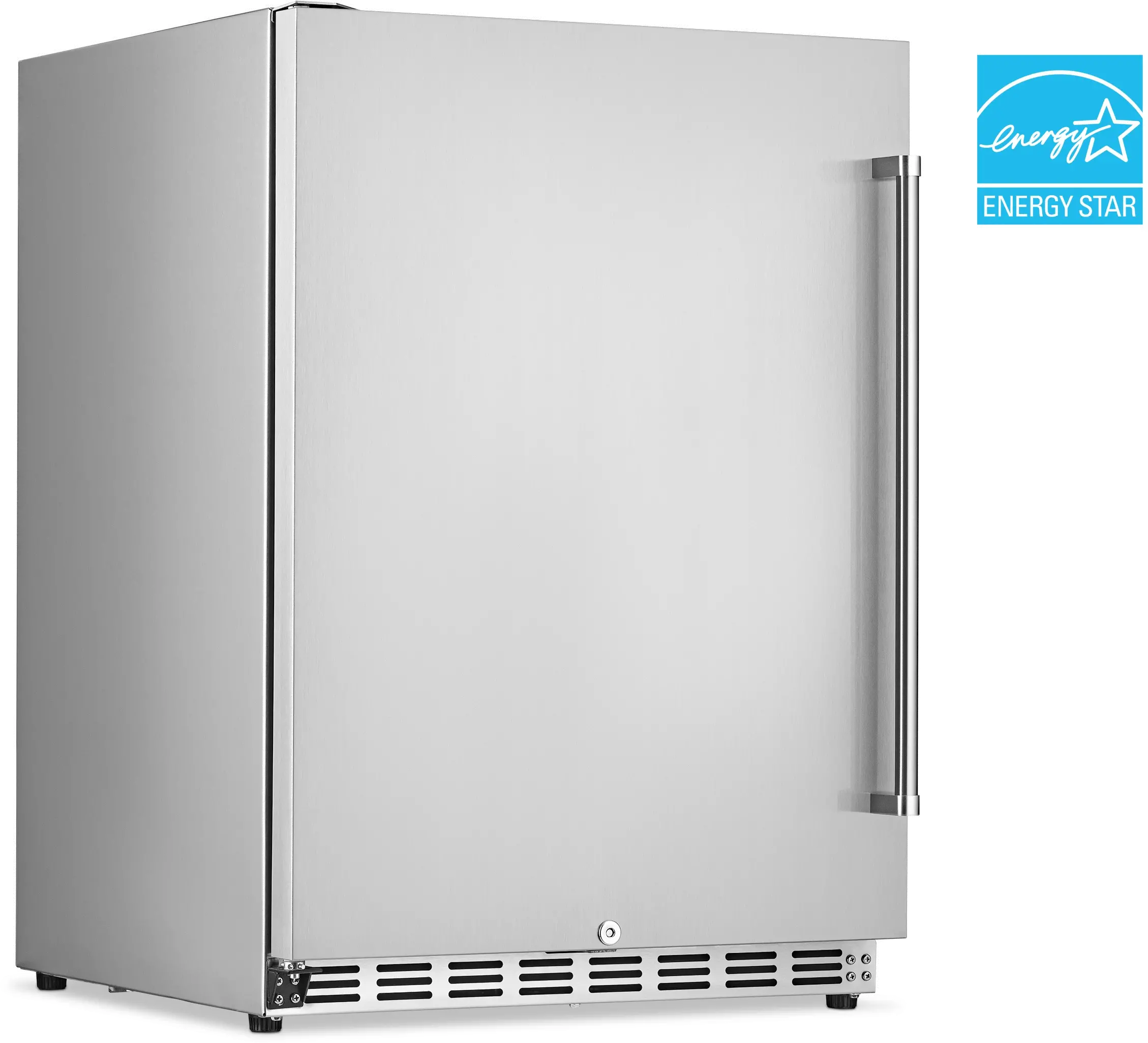 NCR053SS00 Newair 24  5.3 cu ft Built-in Beverage Refrigerator - Stainless Steel-1