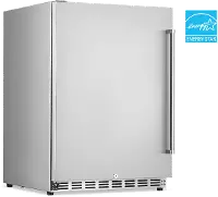 NCR053SS00 Newair 24  5.3 cu ft Built-in Beverage Refrigerator - Stainless Steel
