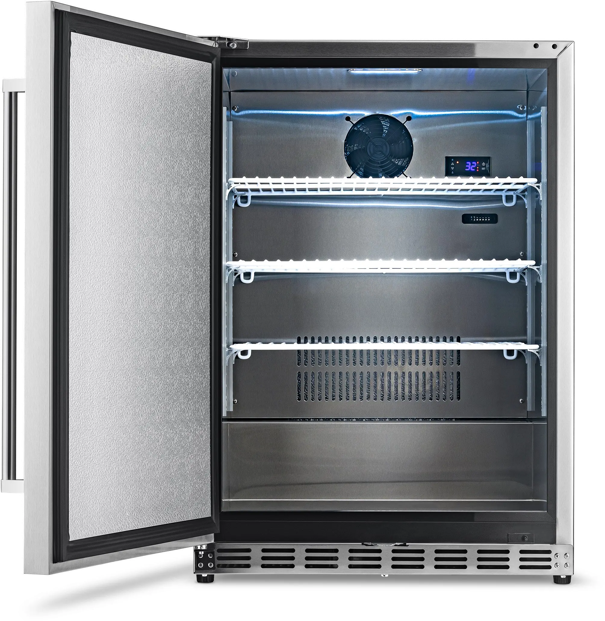 NCR053SS00 Newair 24  5.3 cu ft Built-in Beverage Refrigerator - Stainless Steel-4