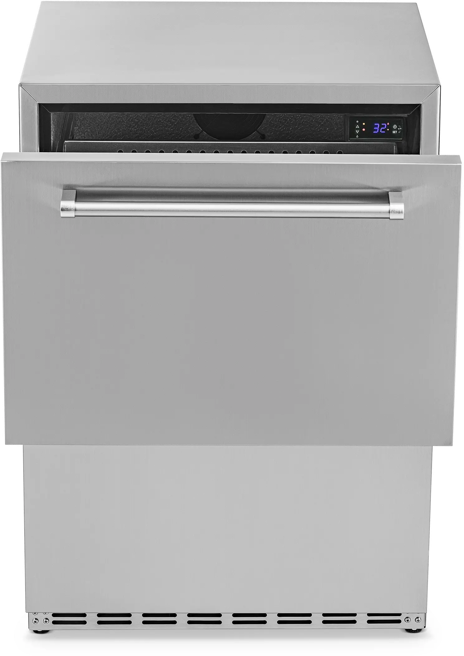NCR040SS00 NewAir 24  4.0 cu ft Dual Drawer Wine and Beverage Fridge - Stainless Steel-5