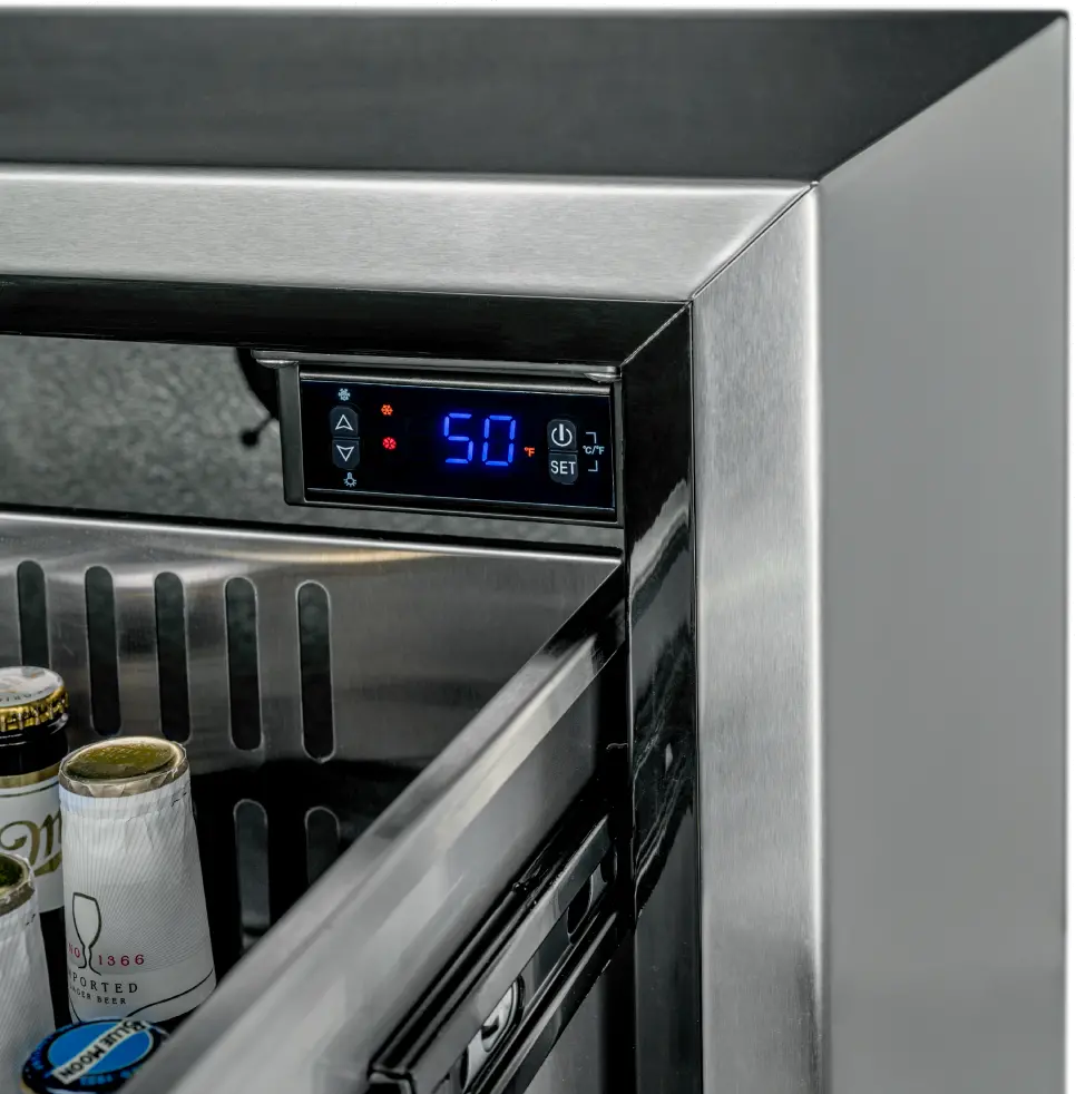 NCR040SS00 NewAir 24  4.0 cu ft Dual Drawer Wine and Beverage Fridge - Stainless Steel-6