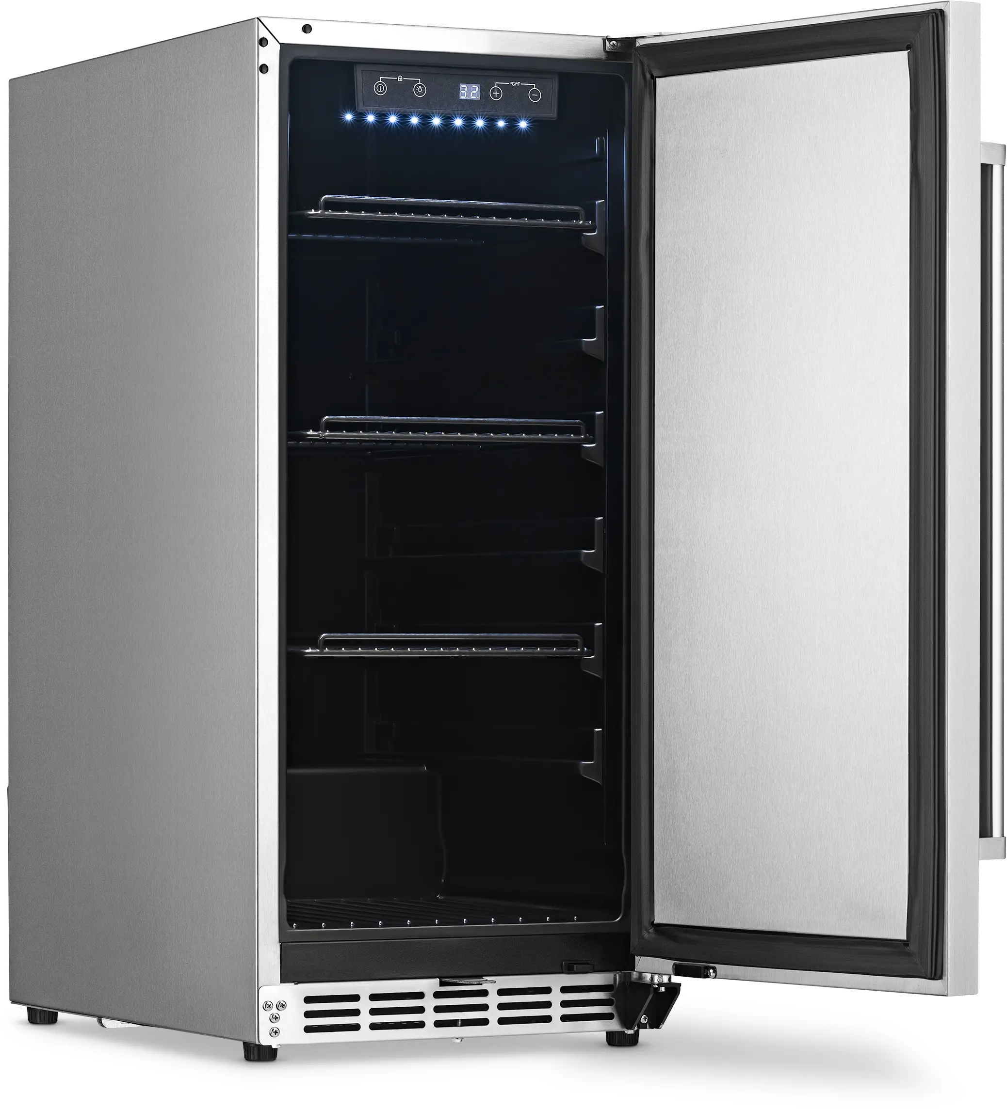 NCR032SS00 NewAir 15  3.2 cu ft Built-in Beverage Refrigerator - Stainless Steel-3