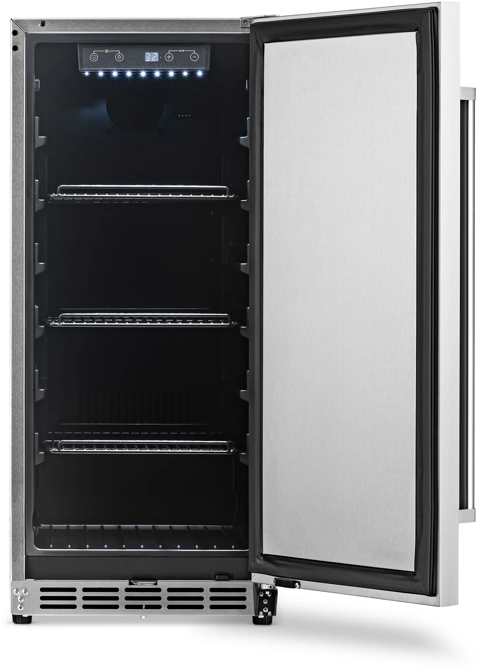 NCR032SS00 NewAir 15  3.2 cu ft Built-in Beverage Refrigerator - Stainless Steel-4