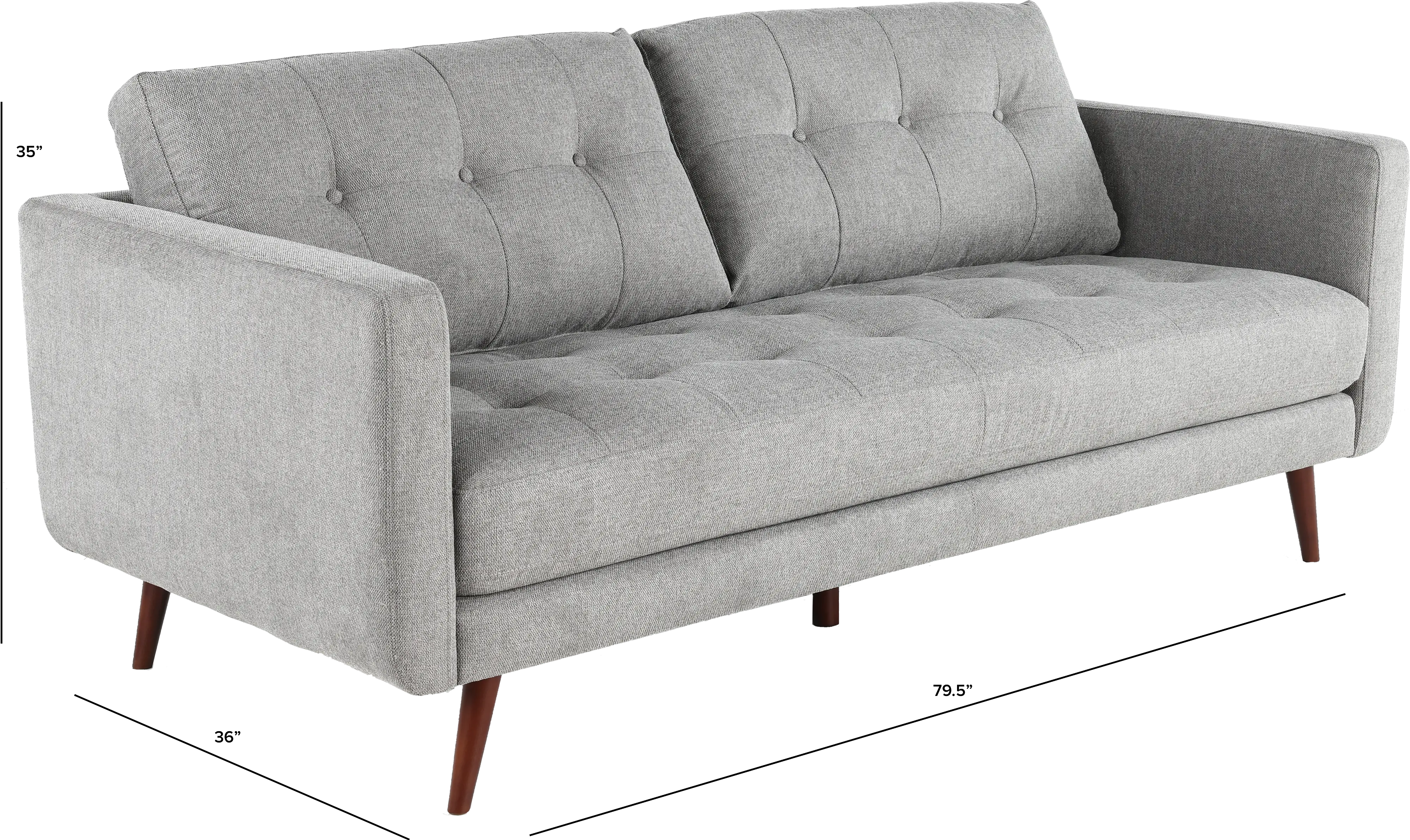 Liverpool Gray Sofa-2