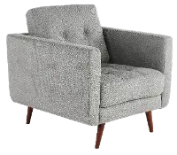 Liverpool Denim Gray Chair