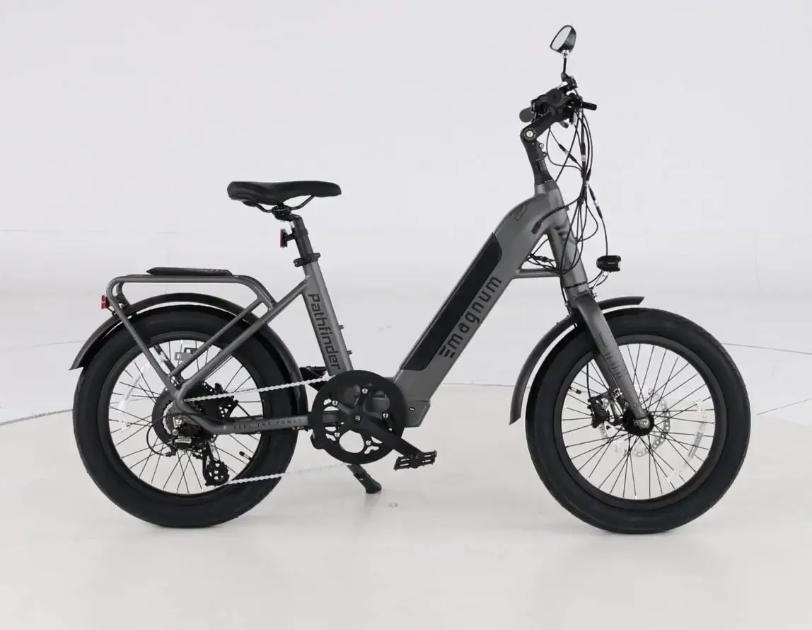 FAT_TIRE/PATH500_GRY Magnum Pathfinder 48-Volt, 500W Electric Bike - Slate Gray-4
