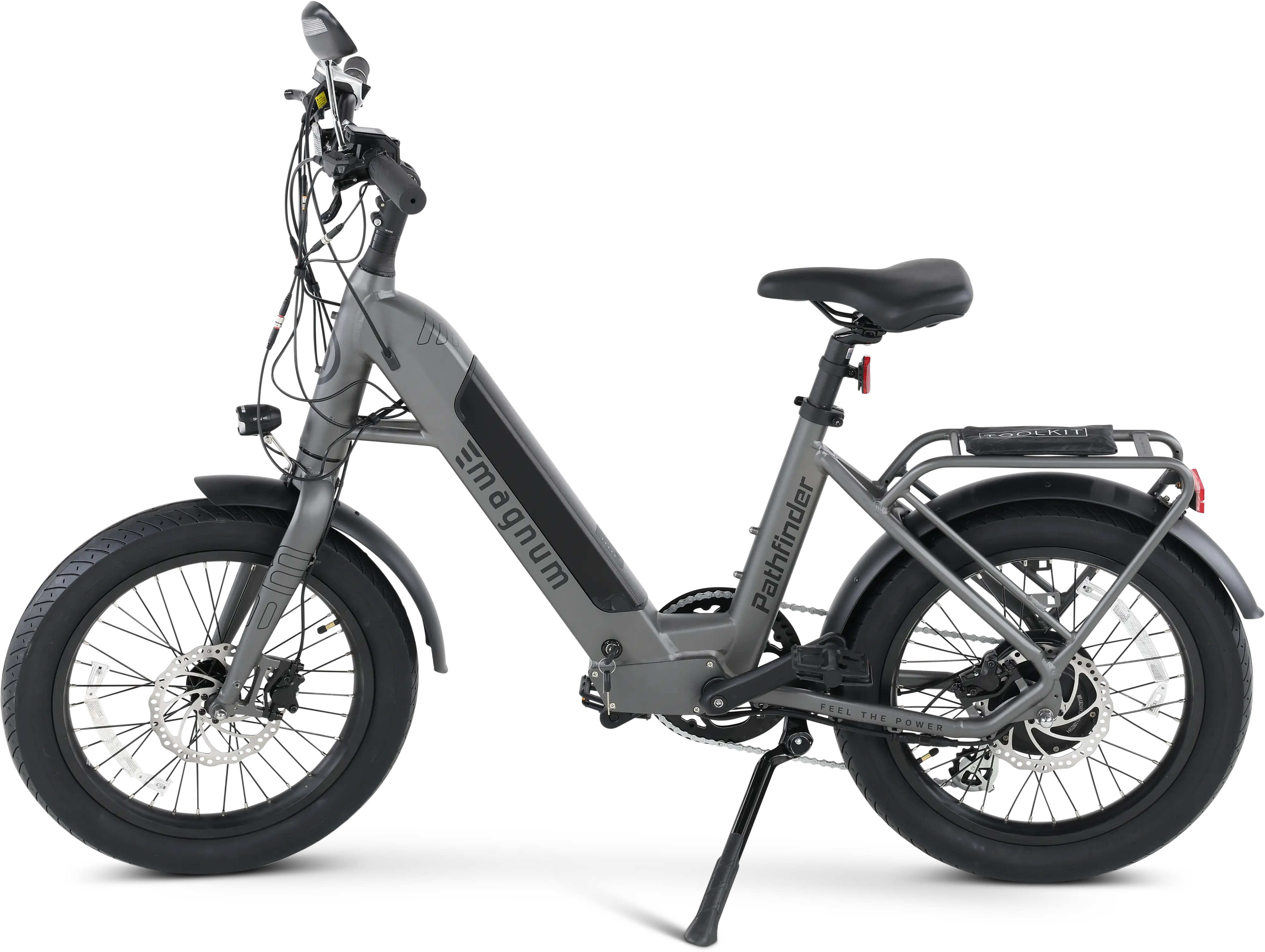 FAT_TIRE/PATH500_GRY Magnum Pathfinder 48-Volt, 500W Electric Bike - Slate Gray-5