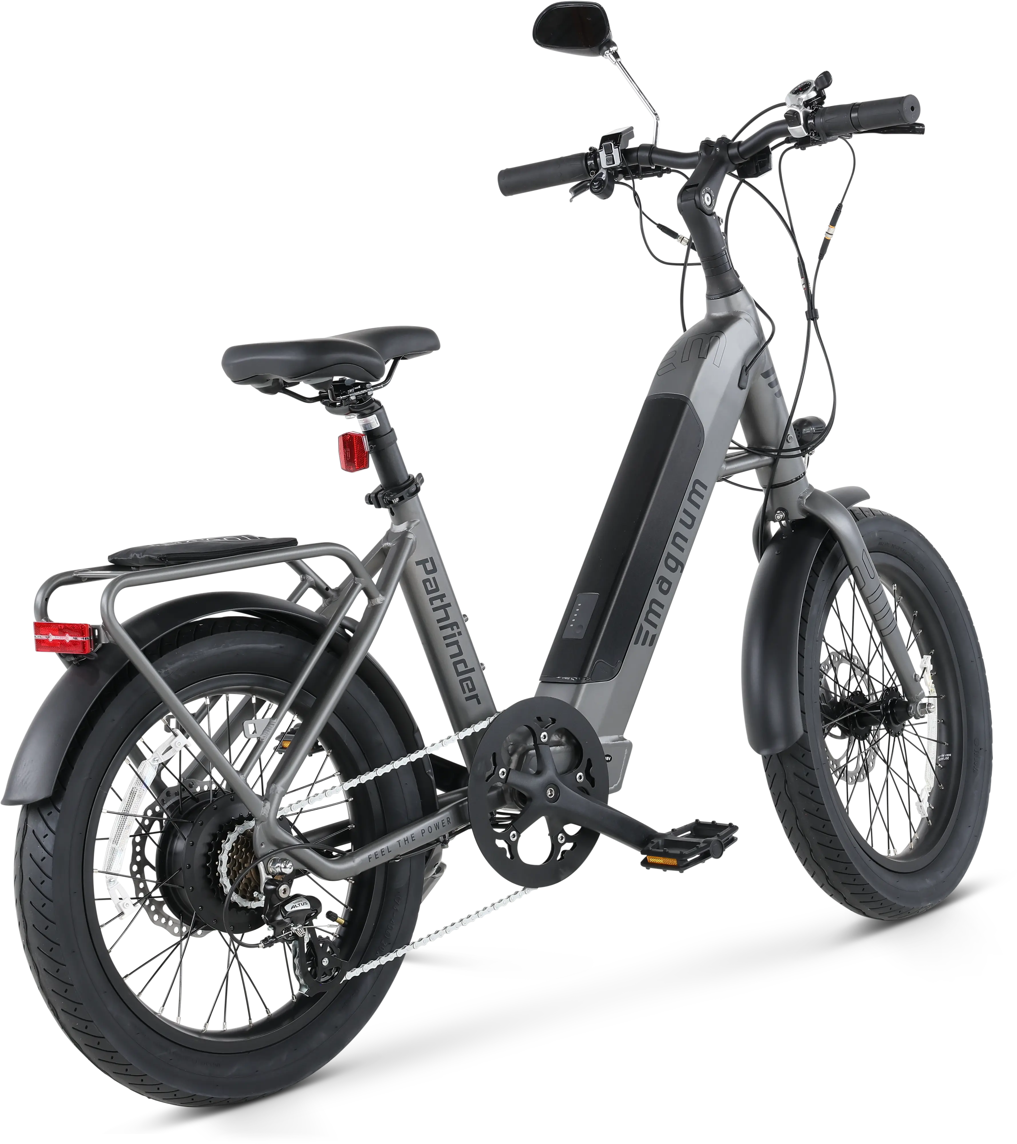 FAT_TIRE/PATH500_GRY Magnum Pathfinder 48-Volt, 500W Electric Bike - Slate Gray-10