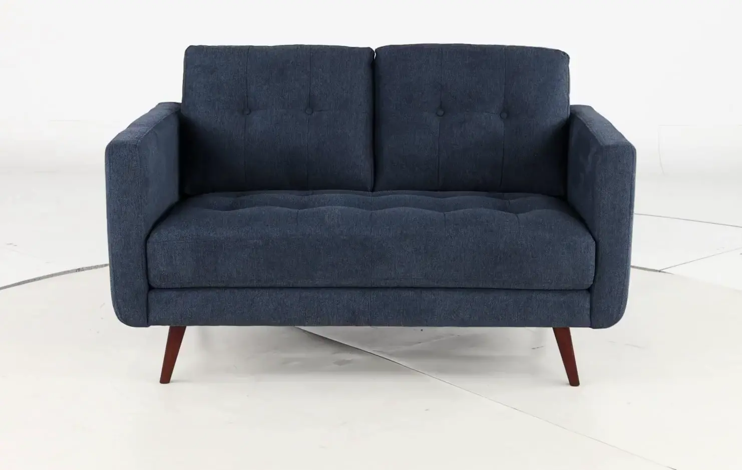 Liverpool Denim Blue Loveseat-8