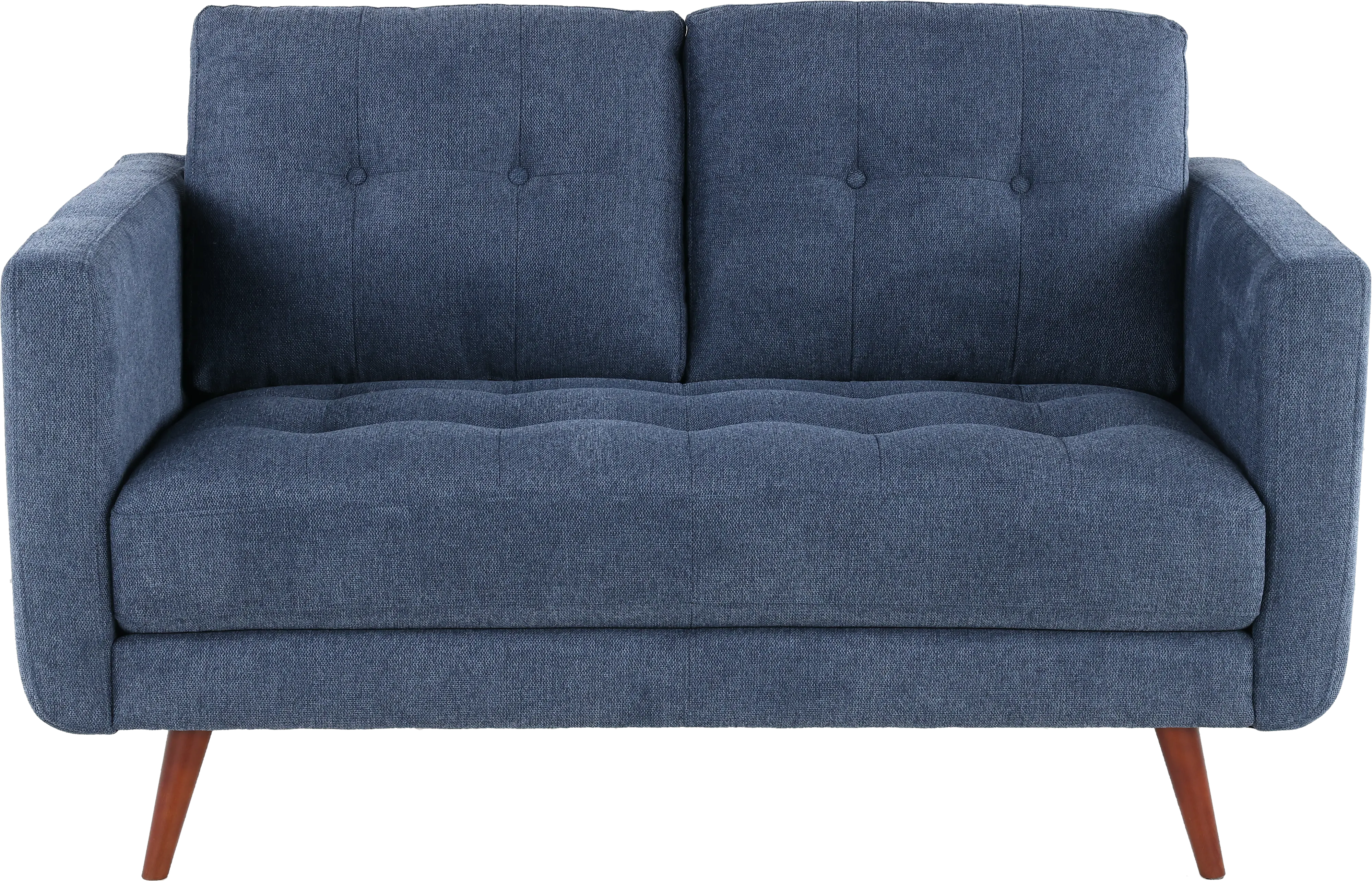 Liverpool Denim Blue Loveseat-3