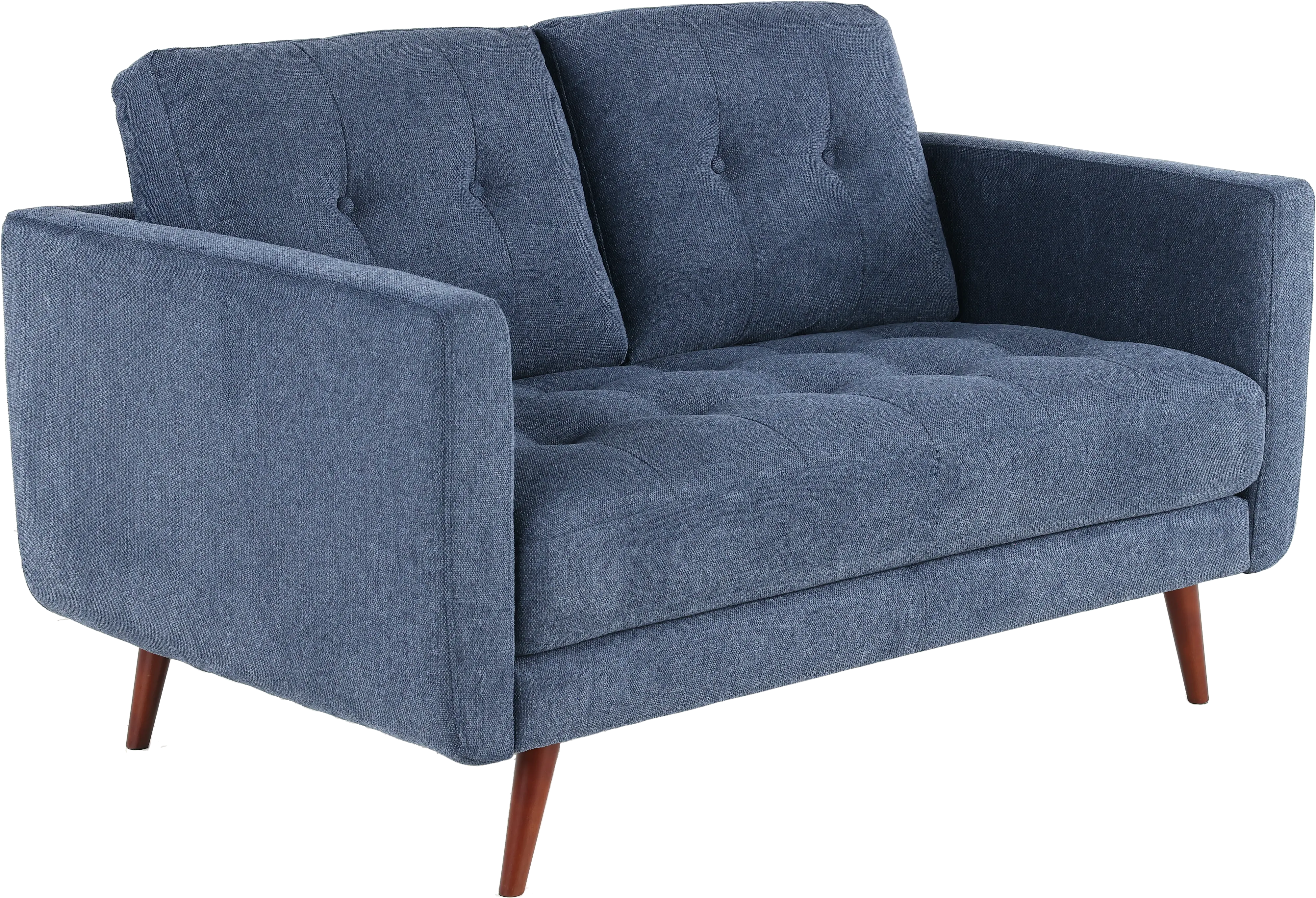Liverpool Denim Blue Loveseat-4