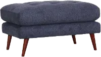 Liverpool Denim Blue Ottoman