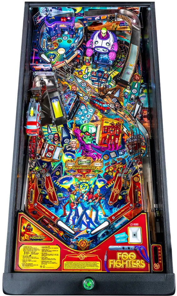 500-55U7-11 Stern Pinball Foo Fighters Premium Pinball Machine-4