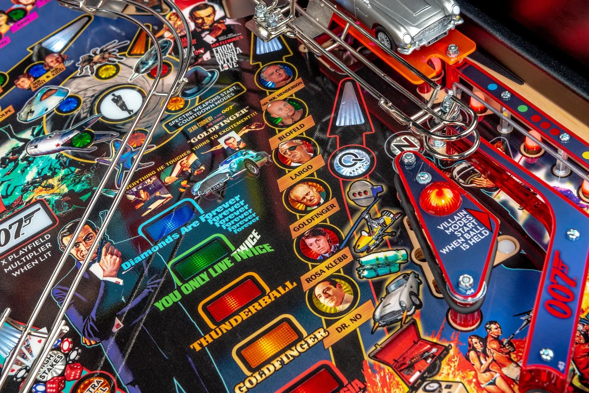 500-55V1-11 Stern Pinball James Bond 007 Pro Edition Pinball Machine-9