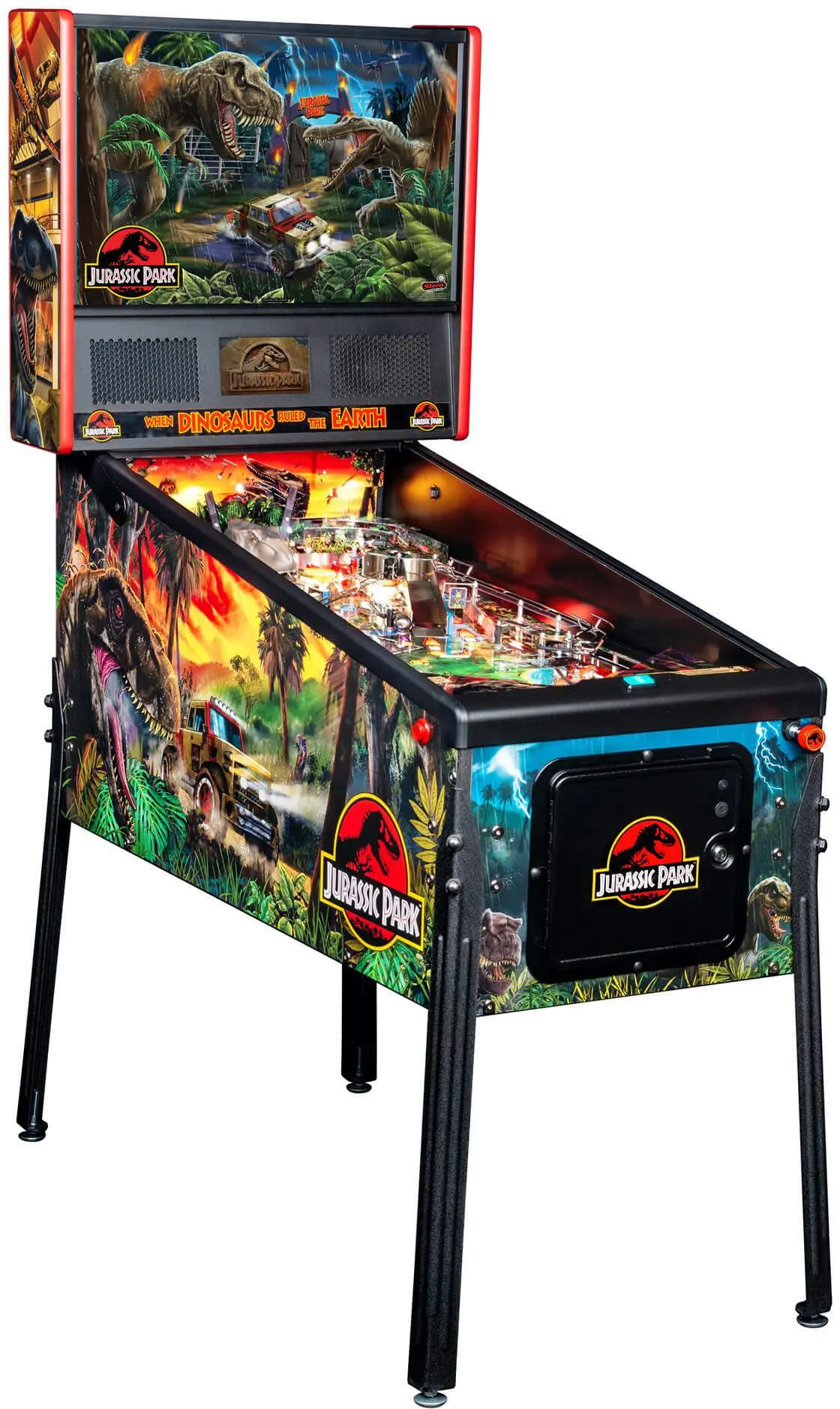 JURASSIC_PARK_HOME Stern Pinball Jurassic Park Home Edition Pinball Machine-3