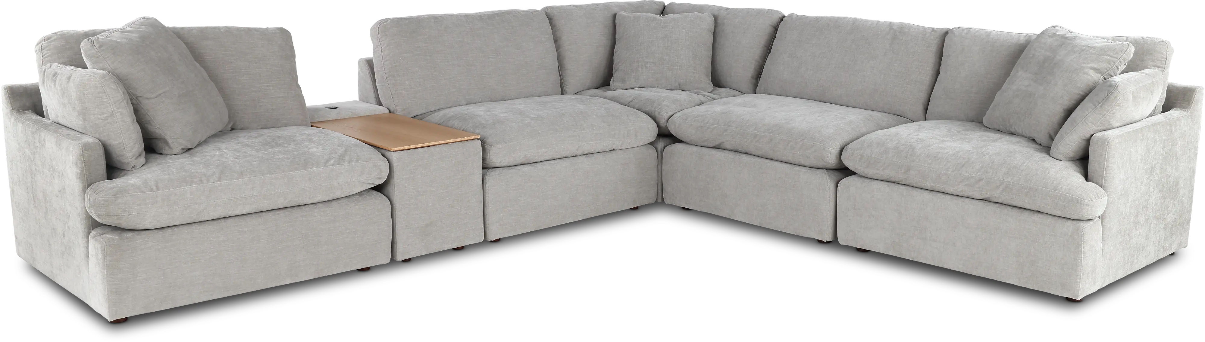 Inez Gray 6 Piece Sectional-1