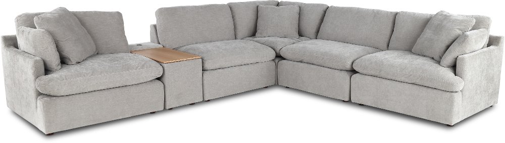 Inez Gray 6 Piece Sectional