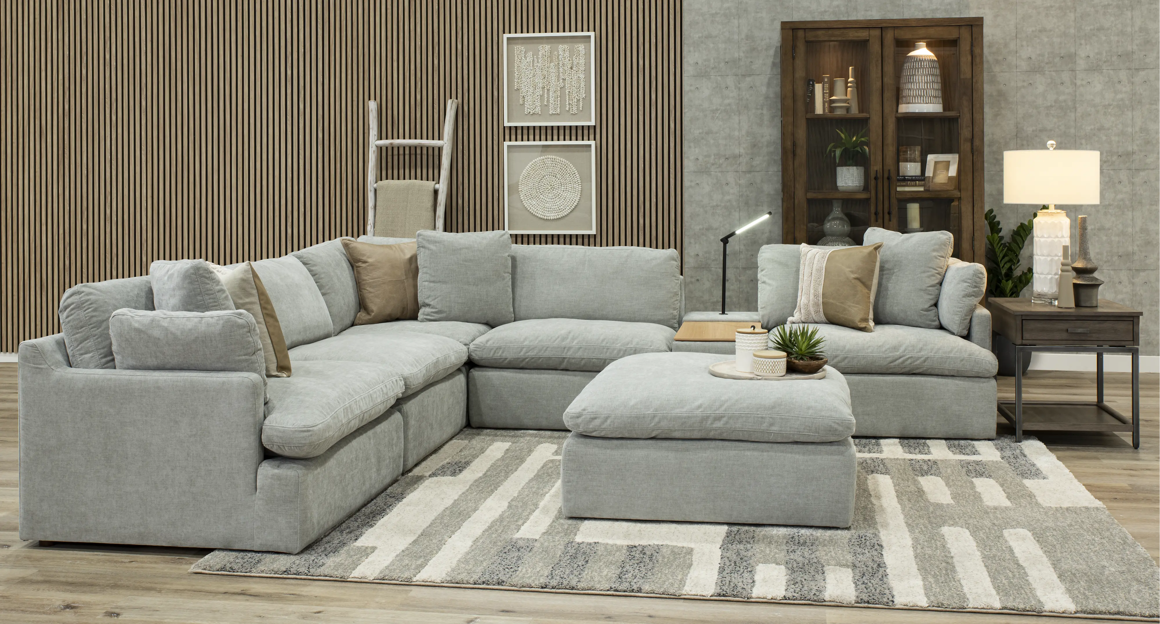 Inez Gray 6 Piece Sectional-3
