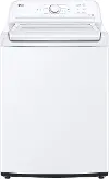 WT6105CW LG 4.1 cu ft Top Load Washer with Agitator - White, 6100W